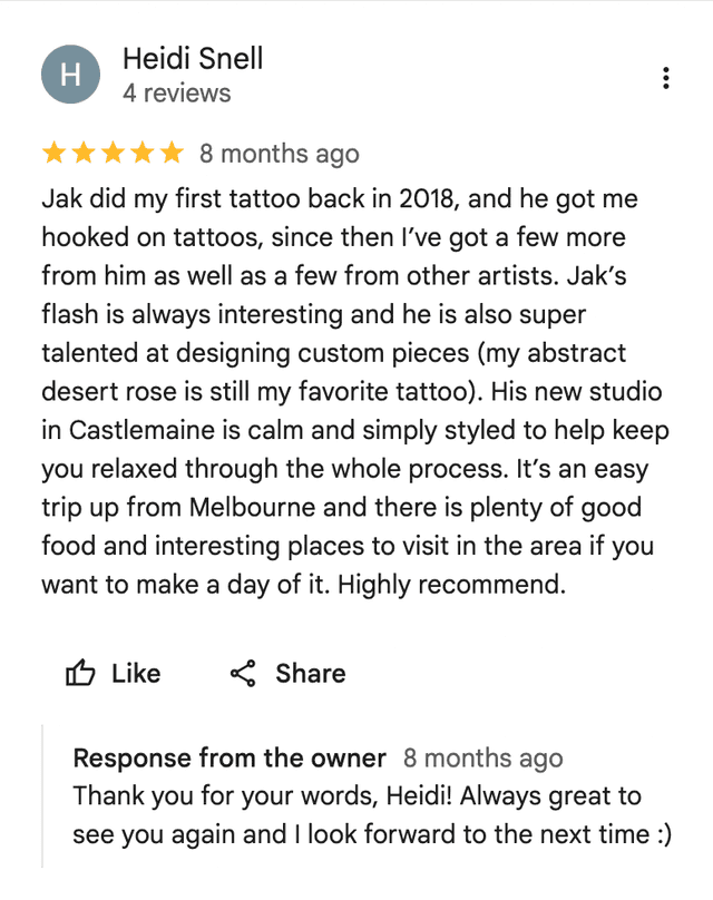Google review 3
